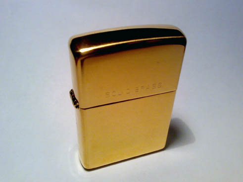 Solid Brass Zippo